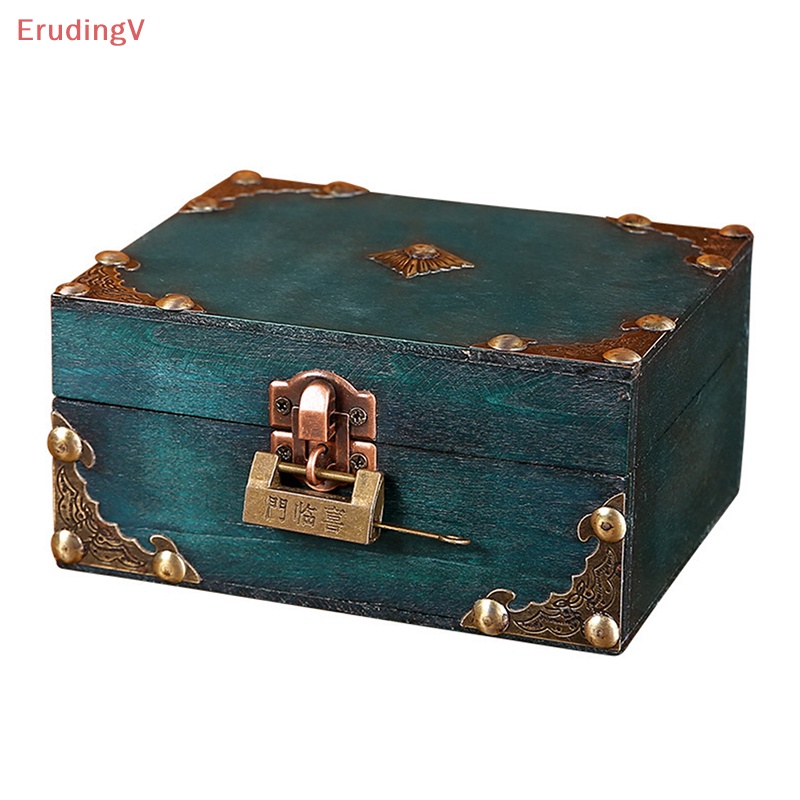 [ErudingV] Hộp Đựng Trang Sức Bằng Gỗ Trang Trí Kho Báu [Mới]