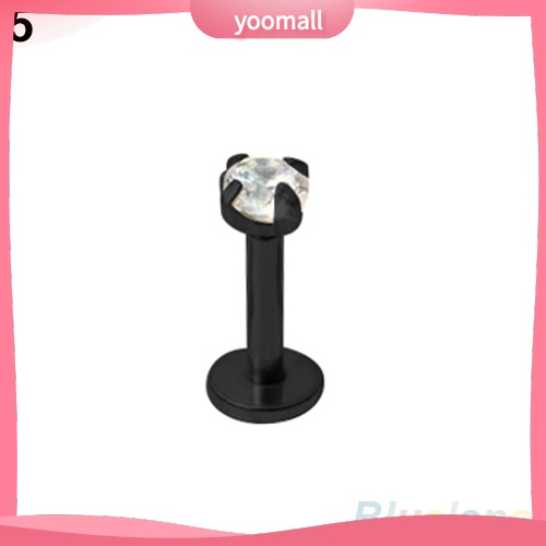 Bộ 2 Khuyên Xỏ Cơ Thể Đính Đá Zircon Thời Trang