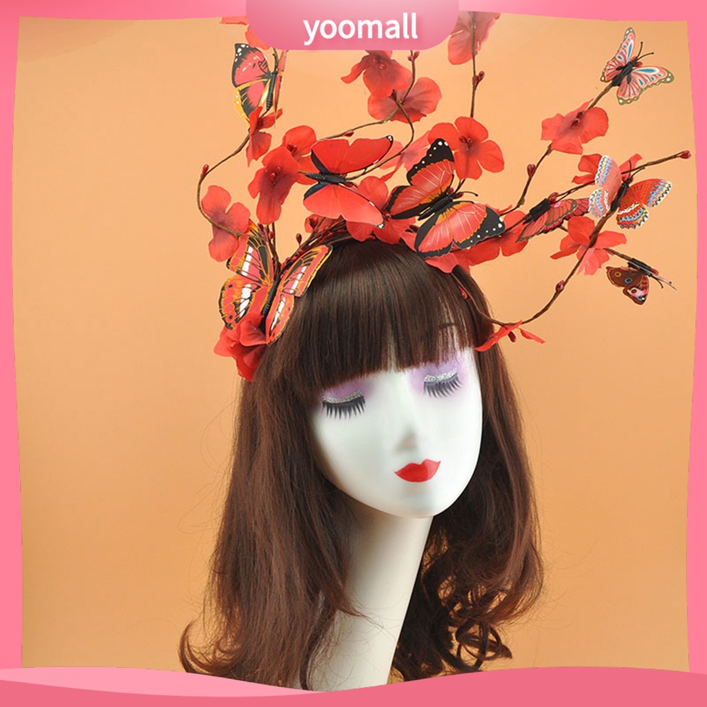 Cài Tóc Hình Bướm Ba Chiều Bằng Nhựa Sáng Tạo
