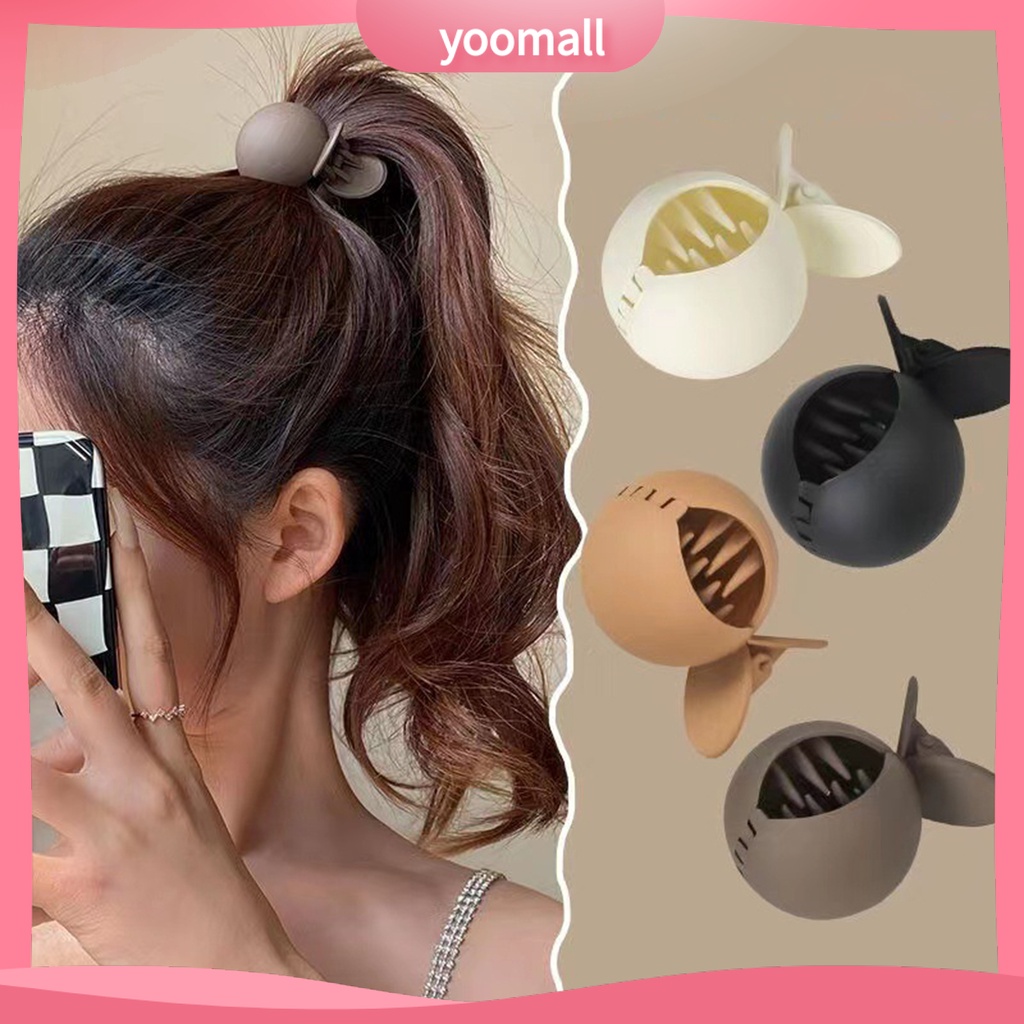 Kẹp Tóc Càng Cua Hình Cá Co Giãn Gọn Nhẹ Chống Biến Dạng Chống Trượt Dễ Thương Cho Nữ
