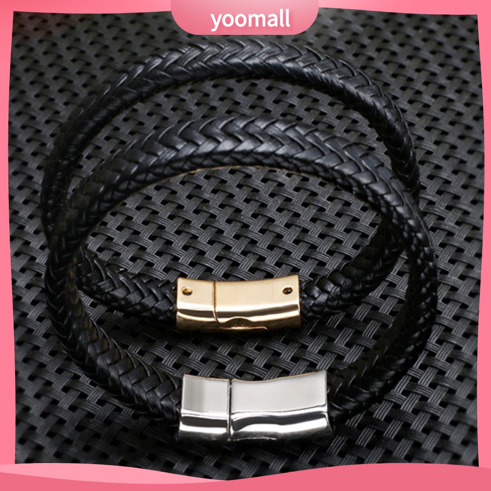 Vòng Đeo Tay Giả Da Kiểu Dáng Vintage Thời Trang Cho Nam