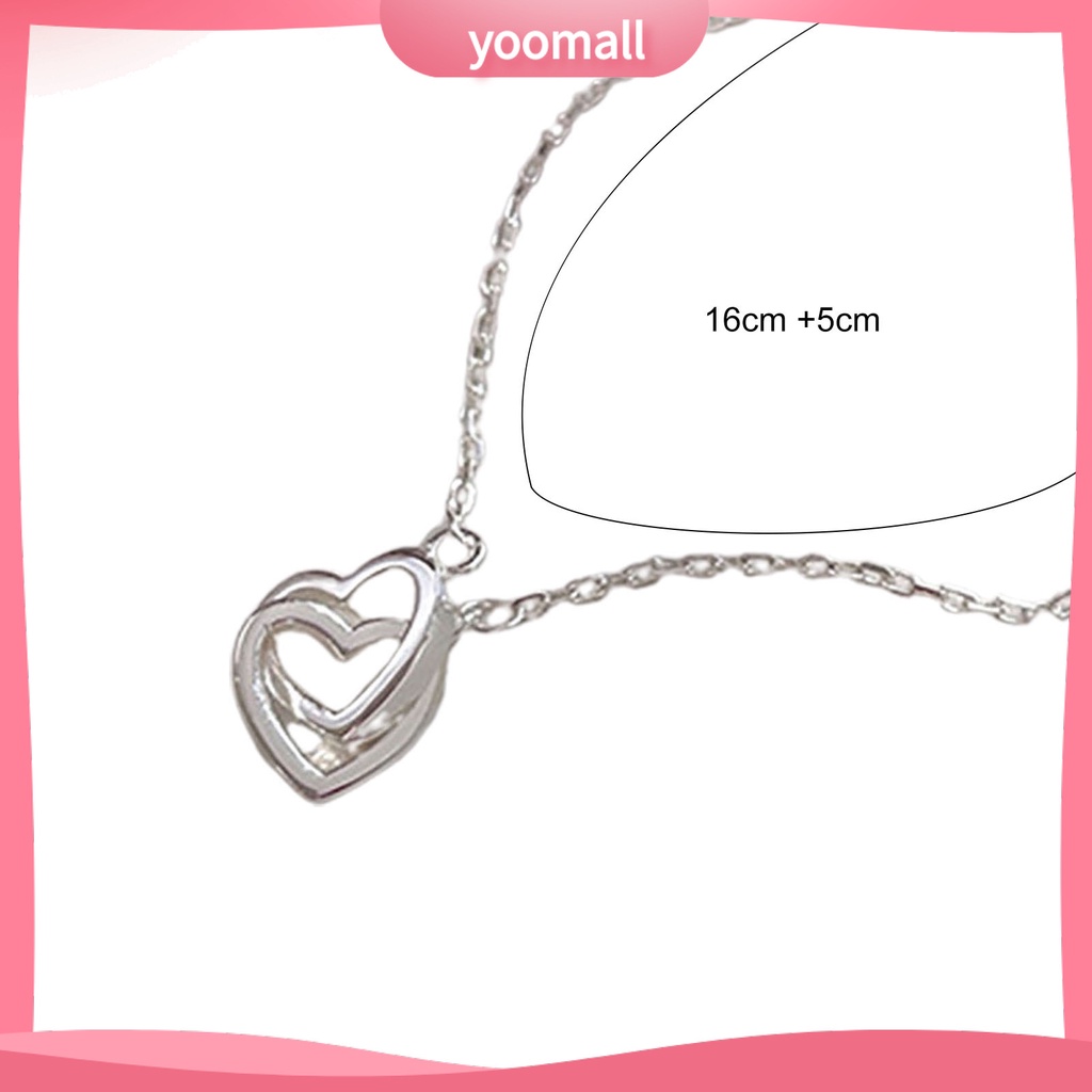 Vòng Tay Mặt Trái Tim Màu Sắc Đơn Giản Cho Nữ