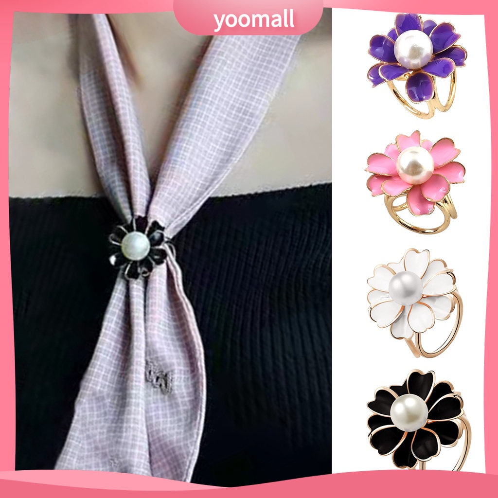 Ghim Cài Khăn Choàng Lụa Thanh Lịch Quyến Rũ Dễ Phối Đồ Cho Nữ