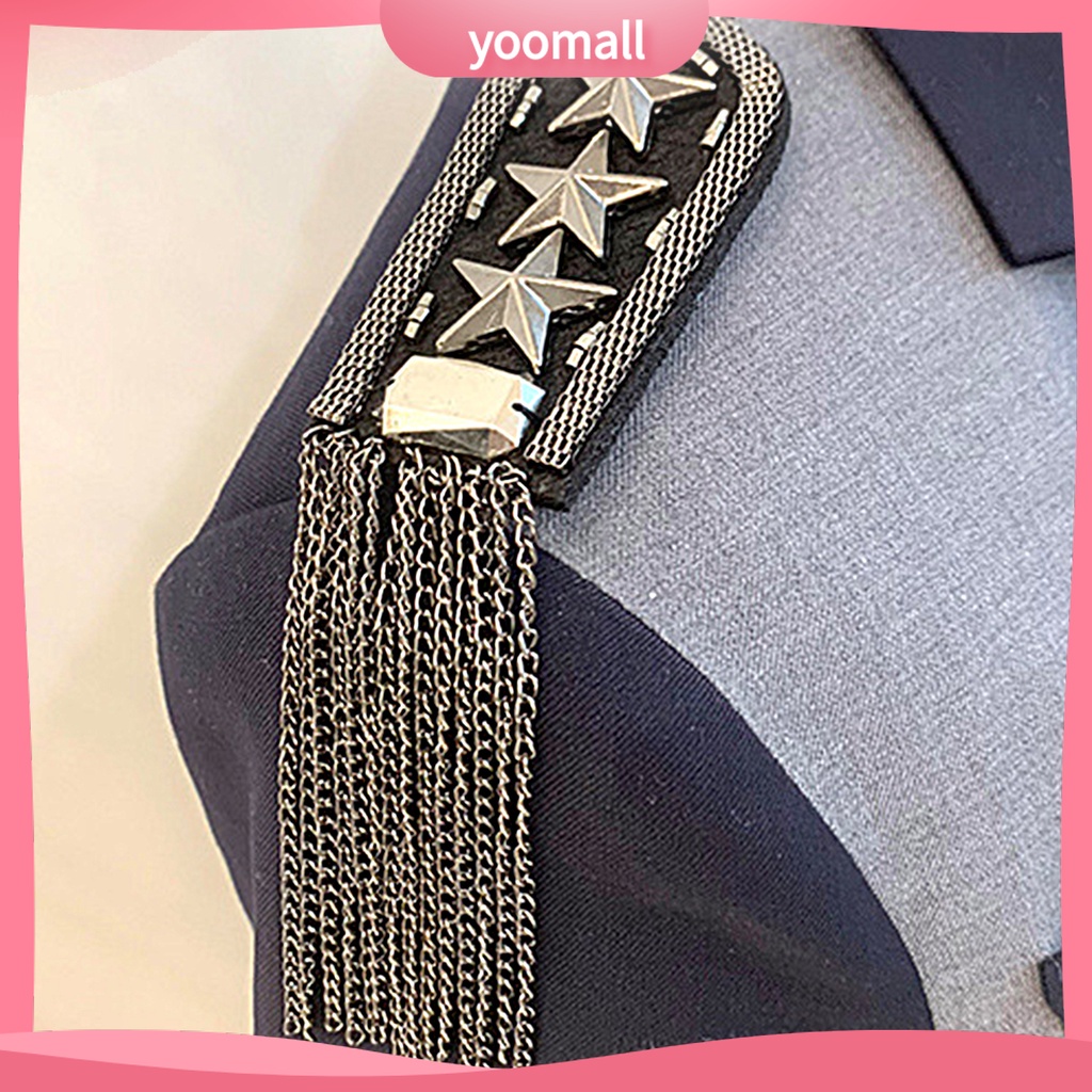 [YM] Bùa Hộ Mệnh Tua Rua Dây Xích Đeo Vai Đa Năng Quyến Rũ Sáng Bóng Trang Trí Biểu Diễn Cho Unisex