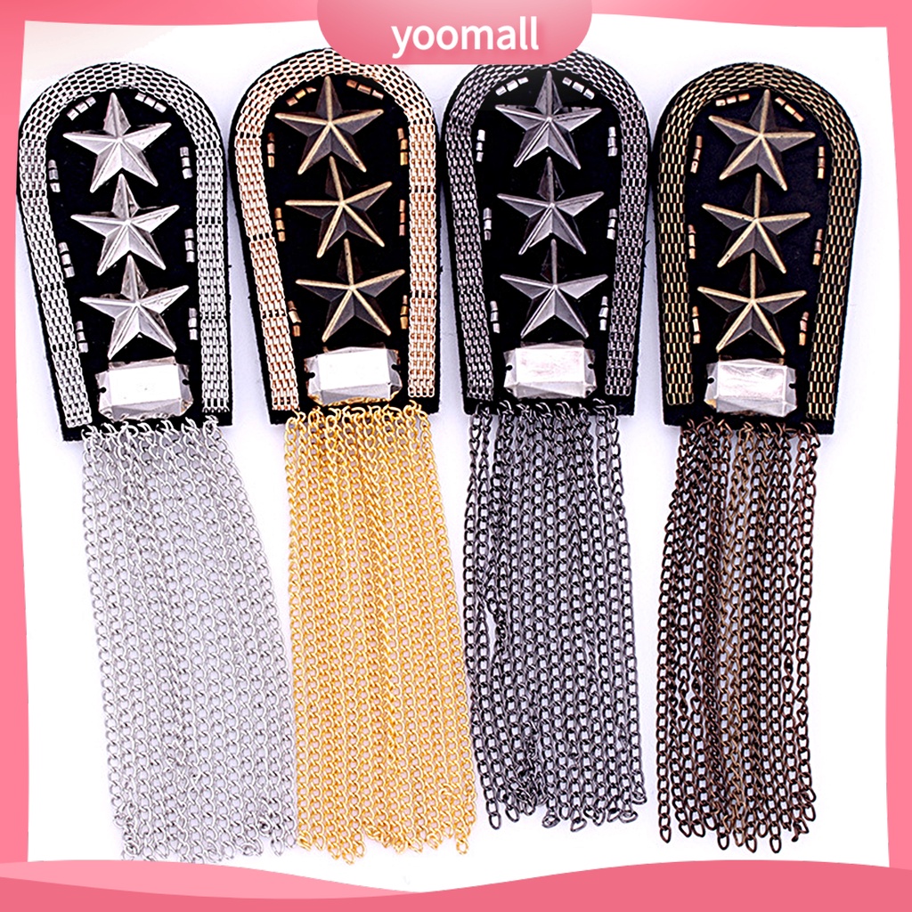 [YM] Bùa Hộ Mệnh Tua Rua Dây Xích Đeo Vai Đa Năng Quyến Rũ Sáng Bóng Trang Trí Biểu Diễn Cho Unisex