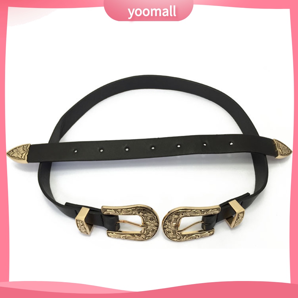 Thắt Lưng Giả Da Phối Đầm Jean Phong Cách Vintage Thời Trang Cho Nữ