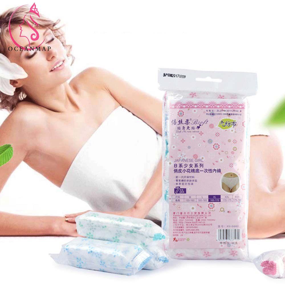 OCEANMAP Set 7 Quần Lót cotton Tinh Khiết Khử Trùng Cho Phụ Nữ Mang Thai