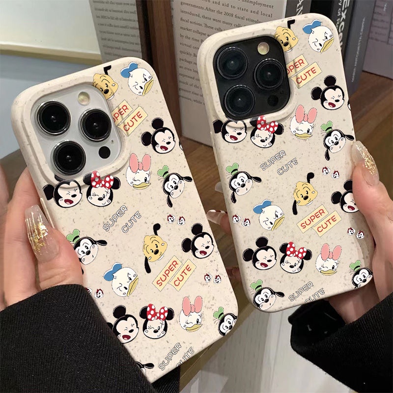 Ốp Điện Thoại Dẻo Họa Tiết Hoạt Hình Disney Dễ Thương Chống Sốc Cho iPhone12 plus 4YL1 13 714pro 11 8max