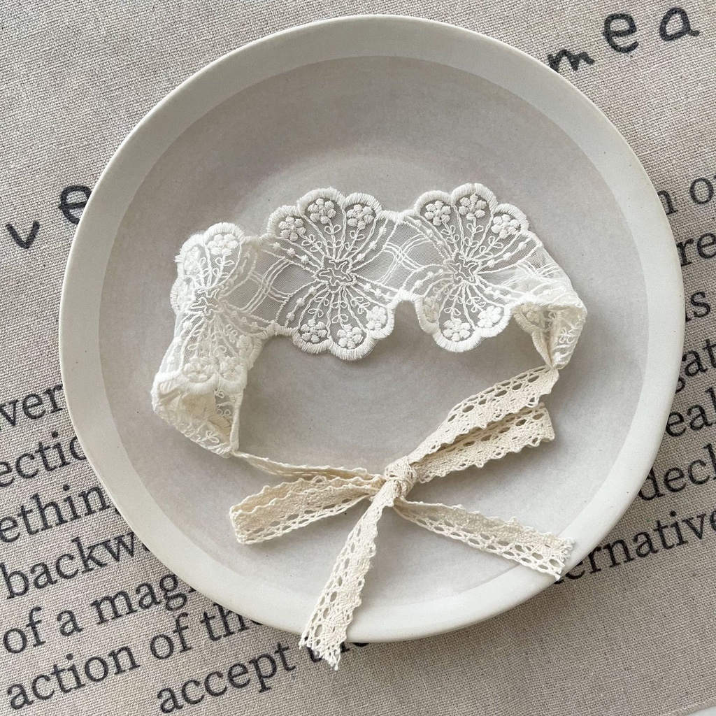 Băng Đô Cài Tóc Co Giãn Họa Tiết Hoa Phong Cách Hàn Quốc Cho Bé Gái SW0F