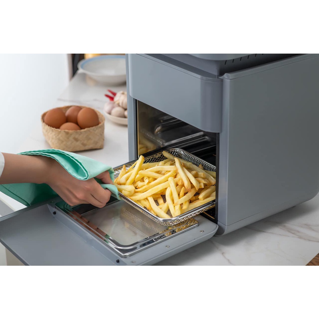 Nồi Chiên Không Dầu ELEGANT, Máy Nướng Gà, Dung Tích 6L, Công Suất 1400W, Dễ Vệ Sinh, Nhập Đức, BH 12 Tháng, bepduc_99