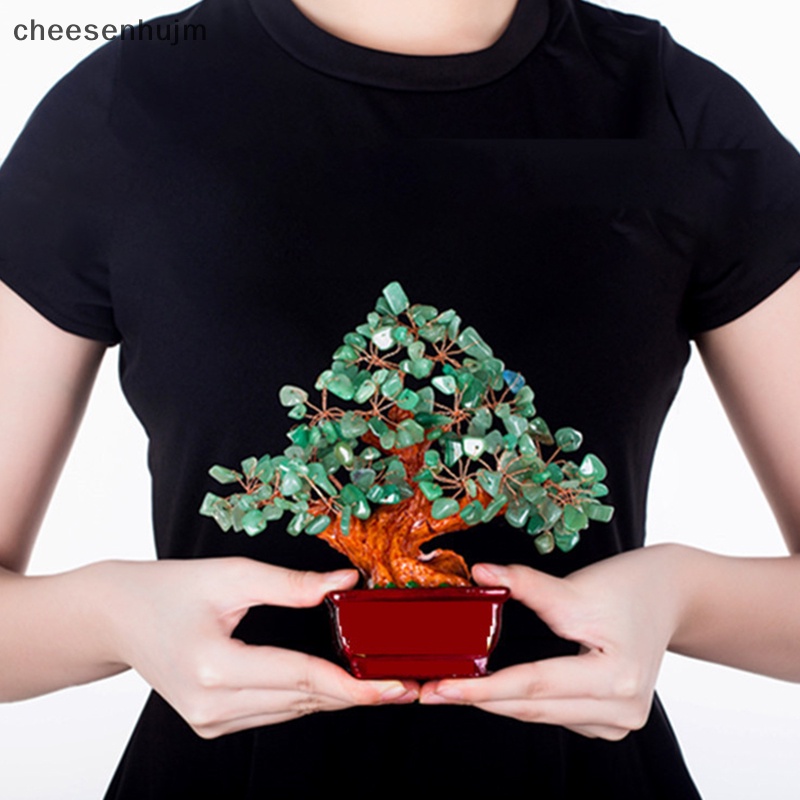 Cây May Mắn Bằng Pha Lê Dùng Trang Trí Tủ Rượu