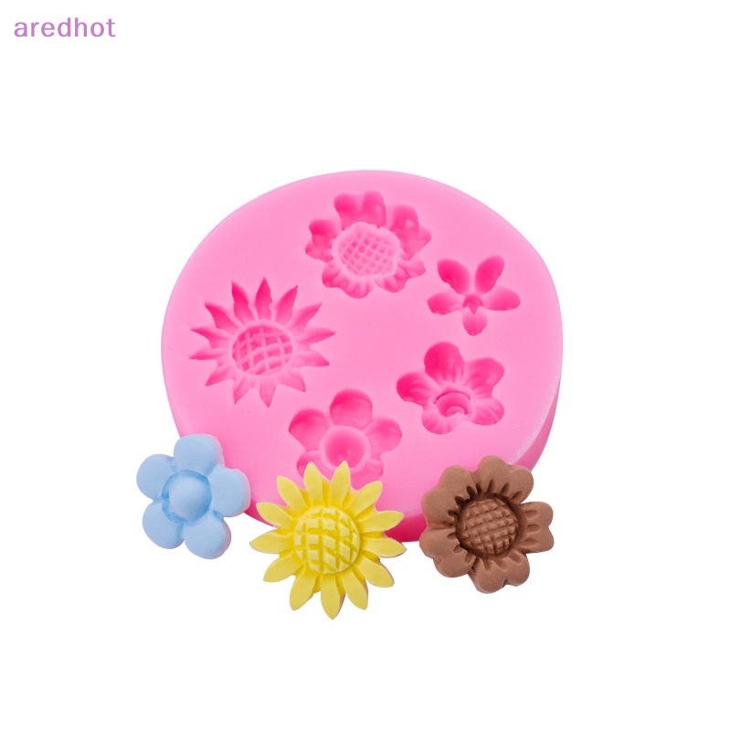 1 Khuôn Silicon Hình Hoa Cúc Làm Bánh Kẹo DIY Mới