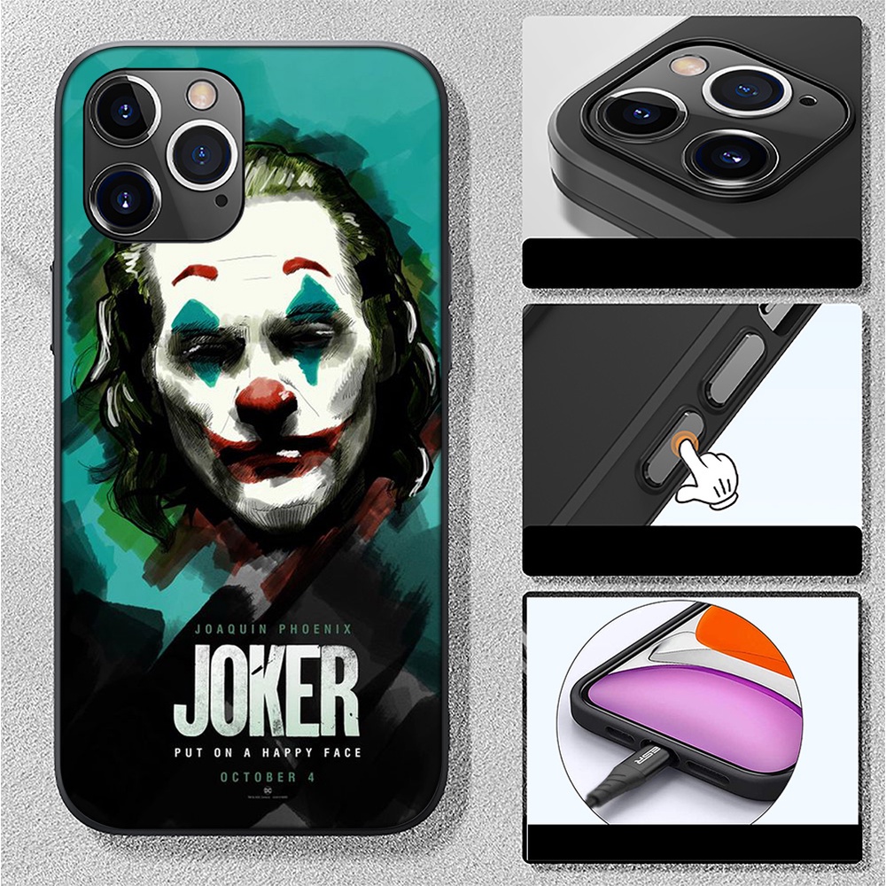 Ốp Điện Thoại Silicon Mềm Hình Joker EG62 Cho iPhone 13 Pro Mini XS Max