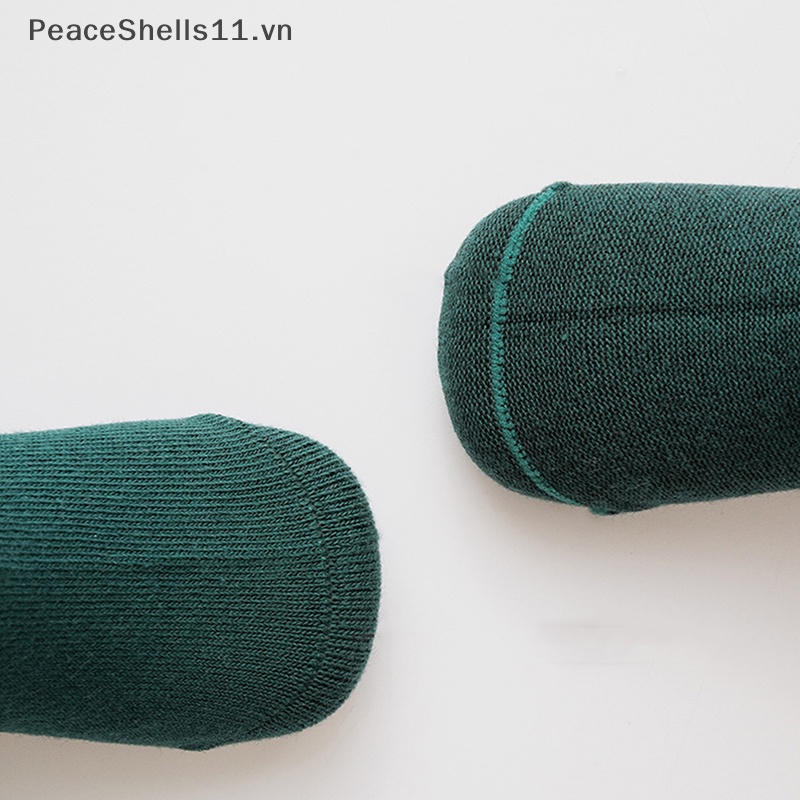 Vớ Ngủ Cotton Màu Trơn In Chữ Màu Trắng Dễ Thương Cho Bé