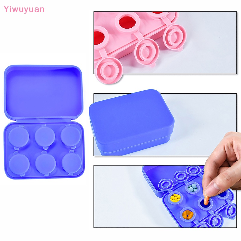 Hộp Đựng Thuốc Mini 6 Ngăn Tiện Lợi Mới