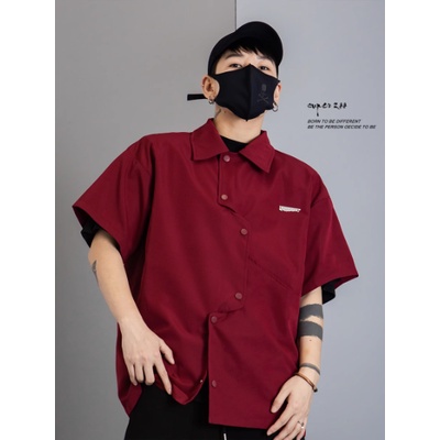Áo Sơ Mi Tay Ngắn Phong Cách Đường Phố Mùa Hè Thời Trang Cao Cấp Cho Nam