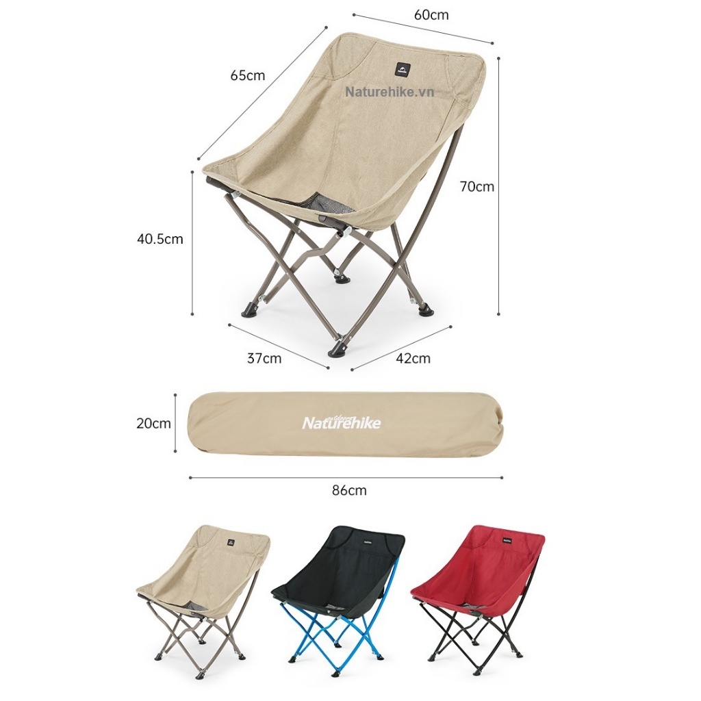 Ghế gấp gọn dã ngoại câu cá Naturehike NH18X004-Y