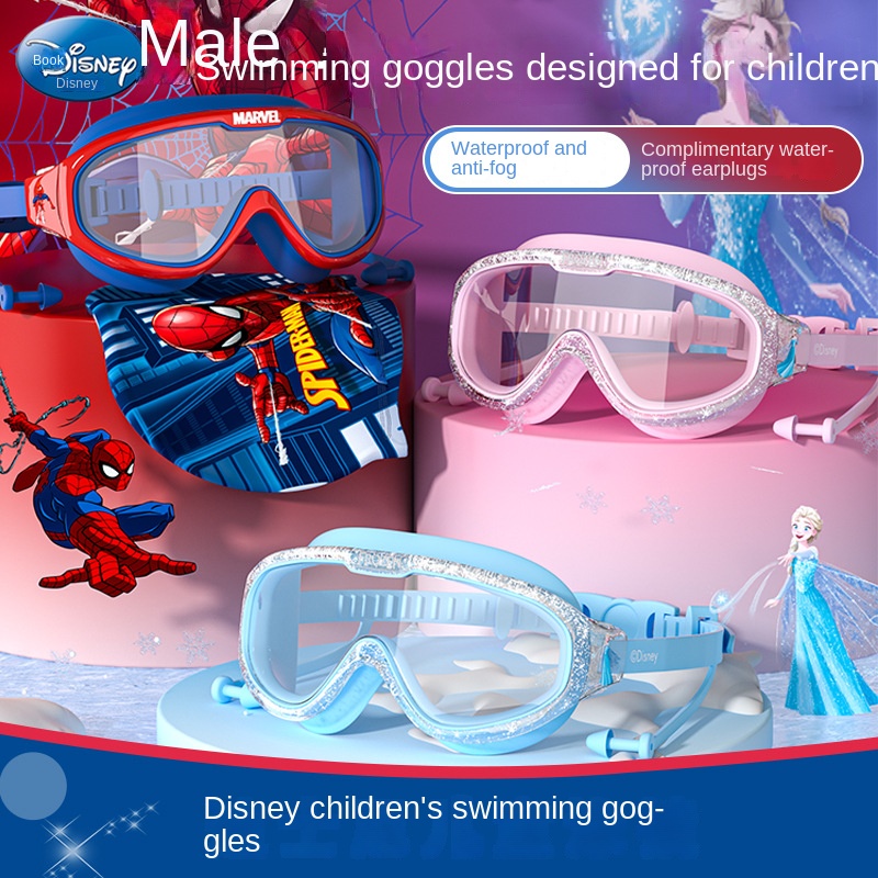 Kính Bơi Chống Thấm Nước Chống Sương Mù HD Họa Tiết Disney Dành Cho Trẻ Em - 0715