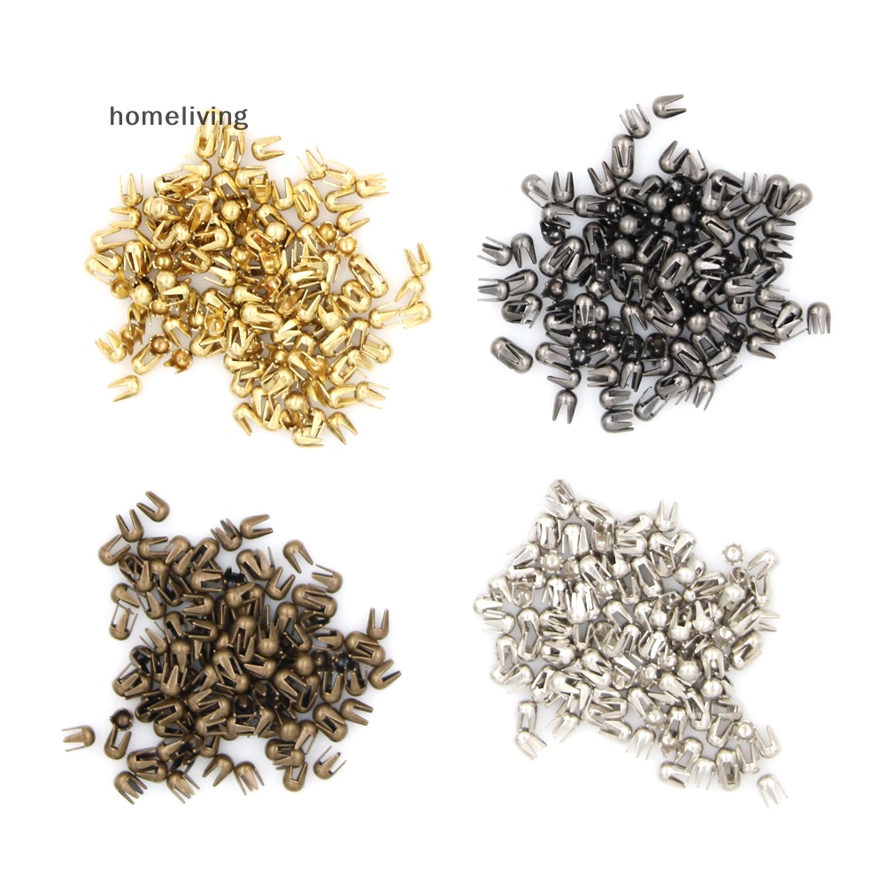 Set 100 Khoá Kim Loại Mini Làm Đồ Thủ Công Kích Thước 2mm