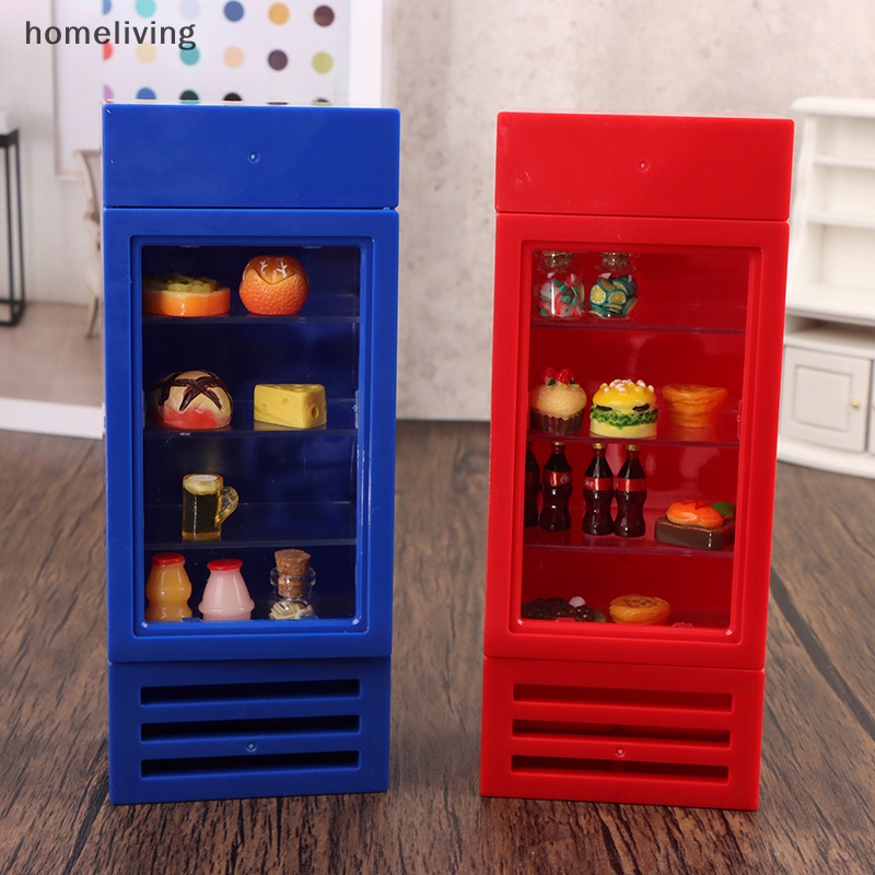 1 Mô Hình Tủ Lạnh Trang Trí Nhà Búp Bê 1: 12