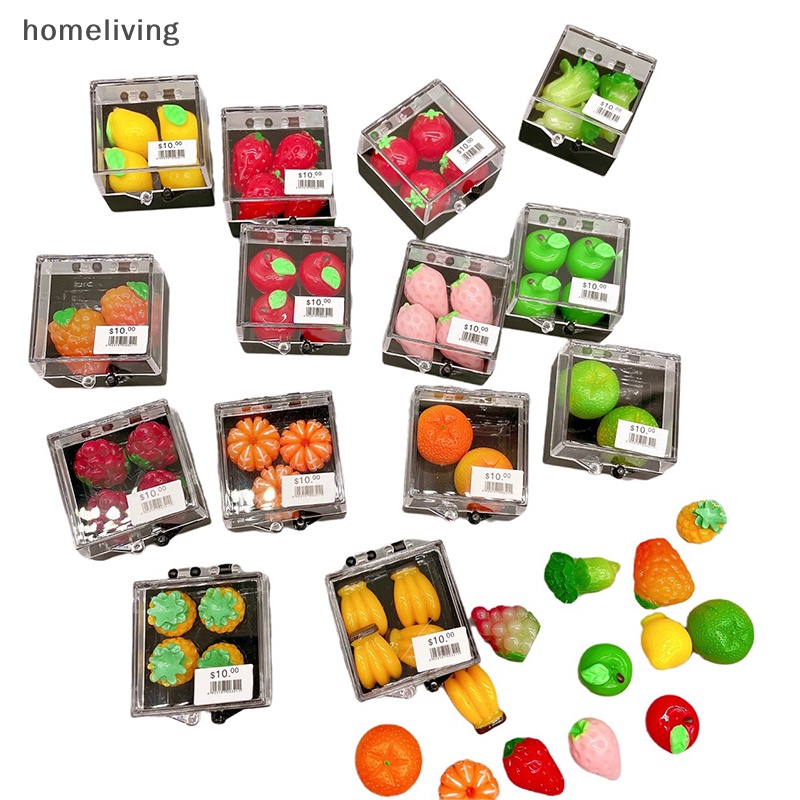 Mô Hình Thức Ăn Trái Cây Trang Trí Nhà Búp Bê