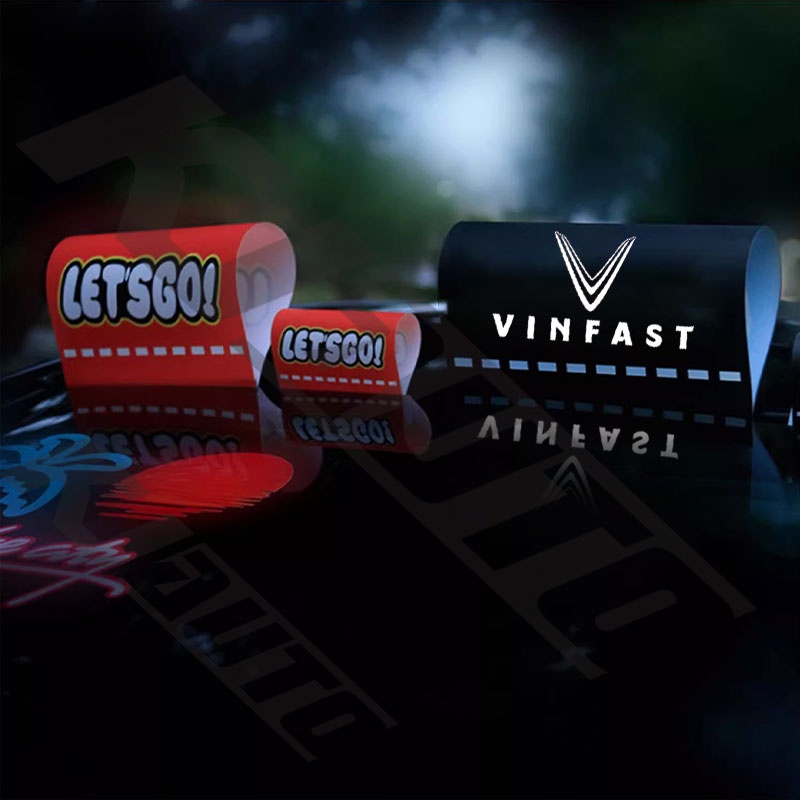 Nhãn Dán Trang Trí Xe Hơi Vinfast Lux A Fadel President SA VF E34 Bằng PVC