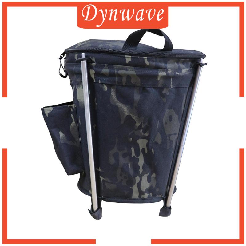 Giỏ Đựng Rác Bằng Vải Oxford Có Tay Cầm 20L Tiện Dụng Cho Sân Vườn