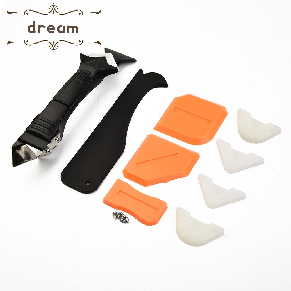 【DREAMLIFE】Scraper Sealant Silicone Stainless Steel Tool 3in1 Caulking Scraper 10pcs