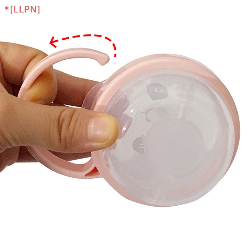 Núm Vú Giả Trong Suốt Chống Bụi Có Tay Cầm Tiện Dụng Cho Bé