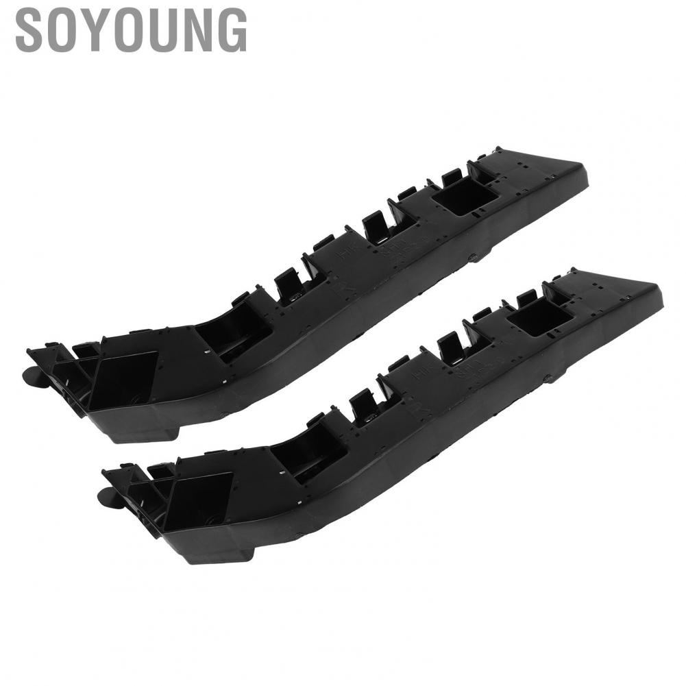 Soyoung Front Bumper Bracket Holder Set  High Strength Durable Impact Resistant 71198  T01 Strong for Car
