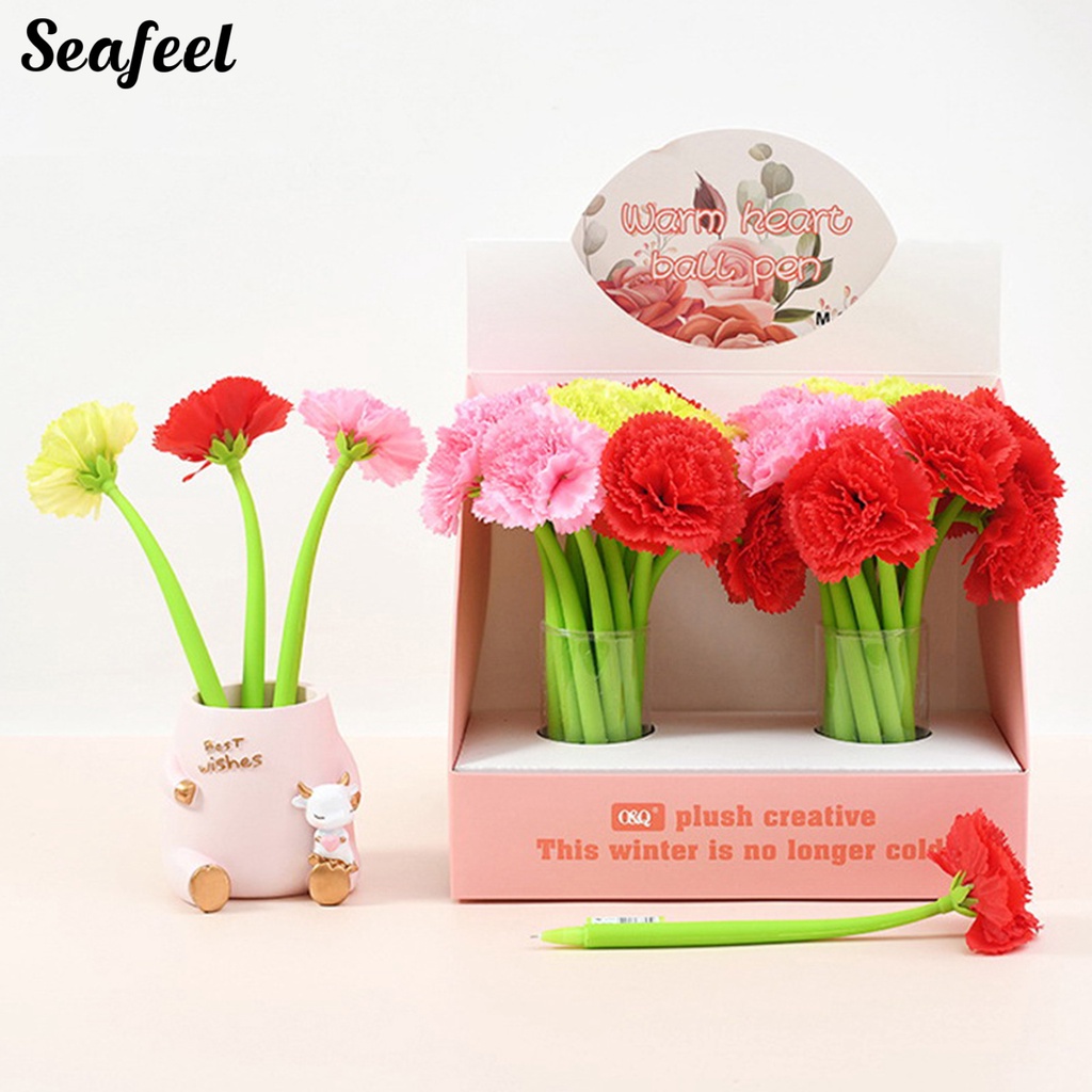 Bút Mực Chống Trầy Xước Họa Tiết Hoa Xinh Xắn