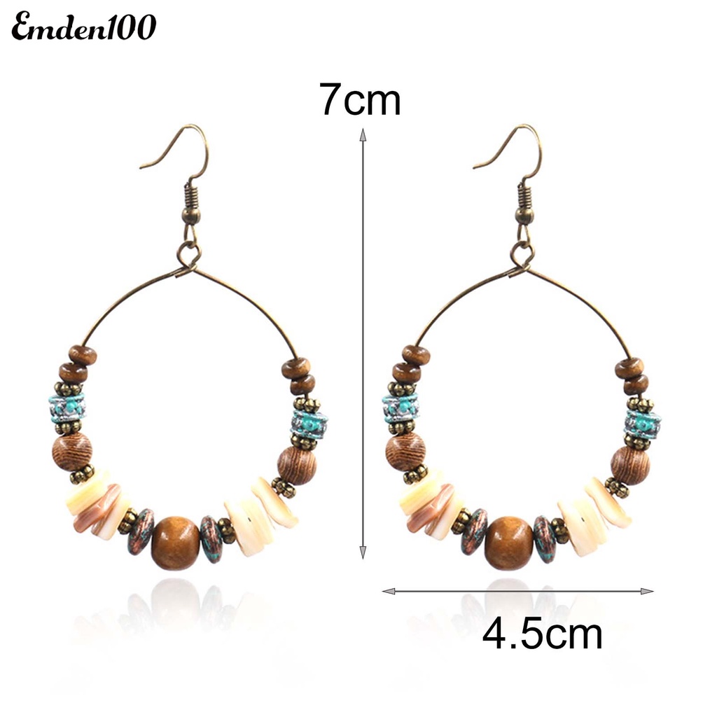 1 Đôi Khuyên Tai Nữ Phong Cách Retro Đáng Yêu