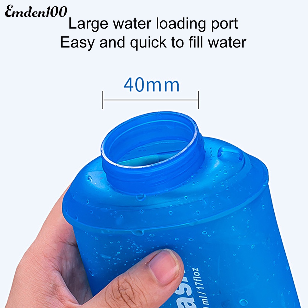 Túi Đựng Nước Bằng TPU Mềm Trong Suốt Chống Nước Chống Bụi Thể Tích 500ML
