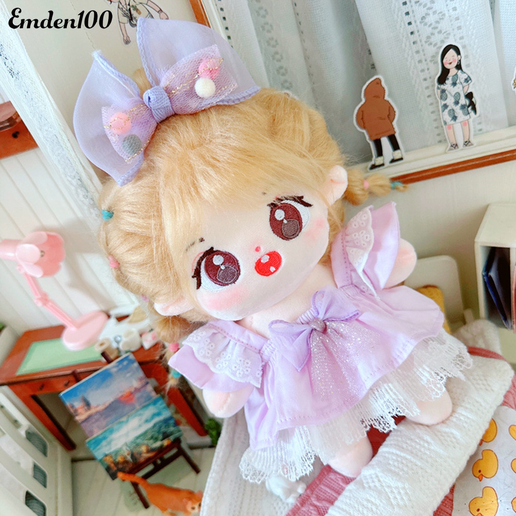 Búp Bê Nhồi Bông Emden 20cm Mắt To Dễ Thương