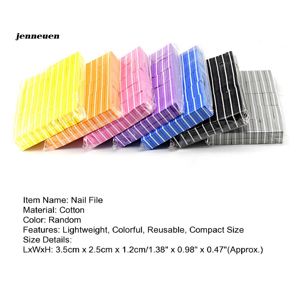 Bộ 50 Thanh Dũa Móng Tay Hai Mặt Mini Tiết Kiệm Sức Lao Động