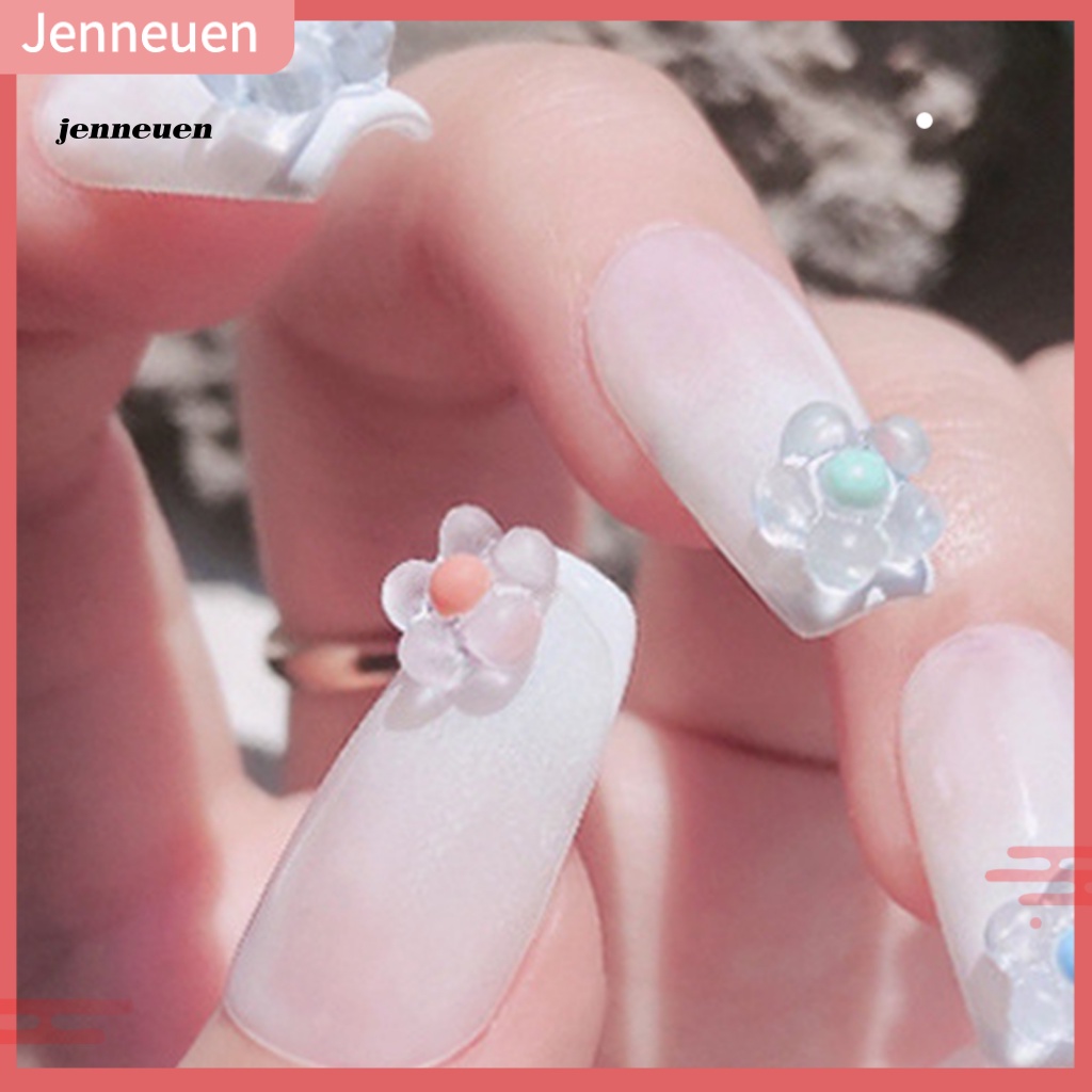 Bộ 50 Phụ Kiện Trang Trí Móng Tay Hình Hoa Mini Xinh Xắn