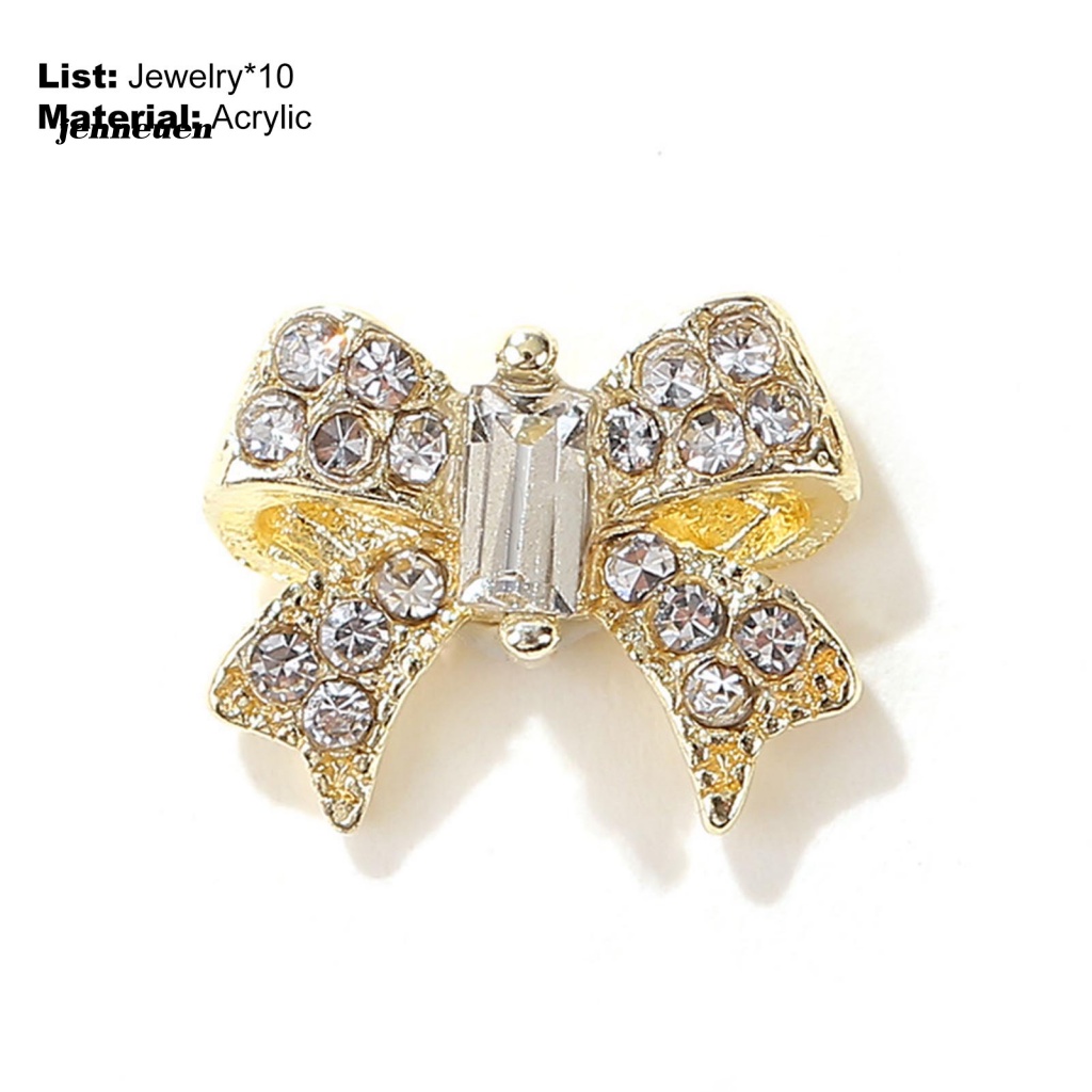 Set 10 Phụ Kiện Trang Trí Móng Tay Mini Lấp Lánh