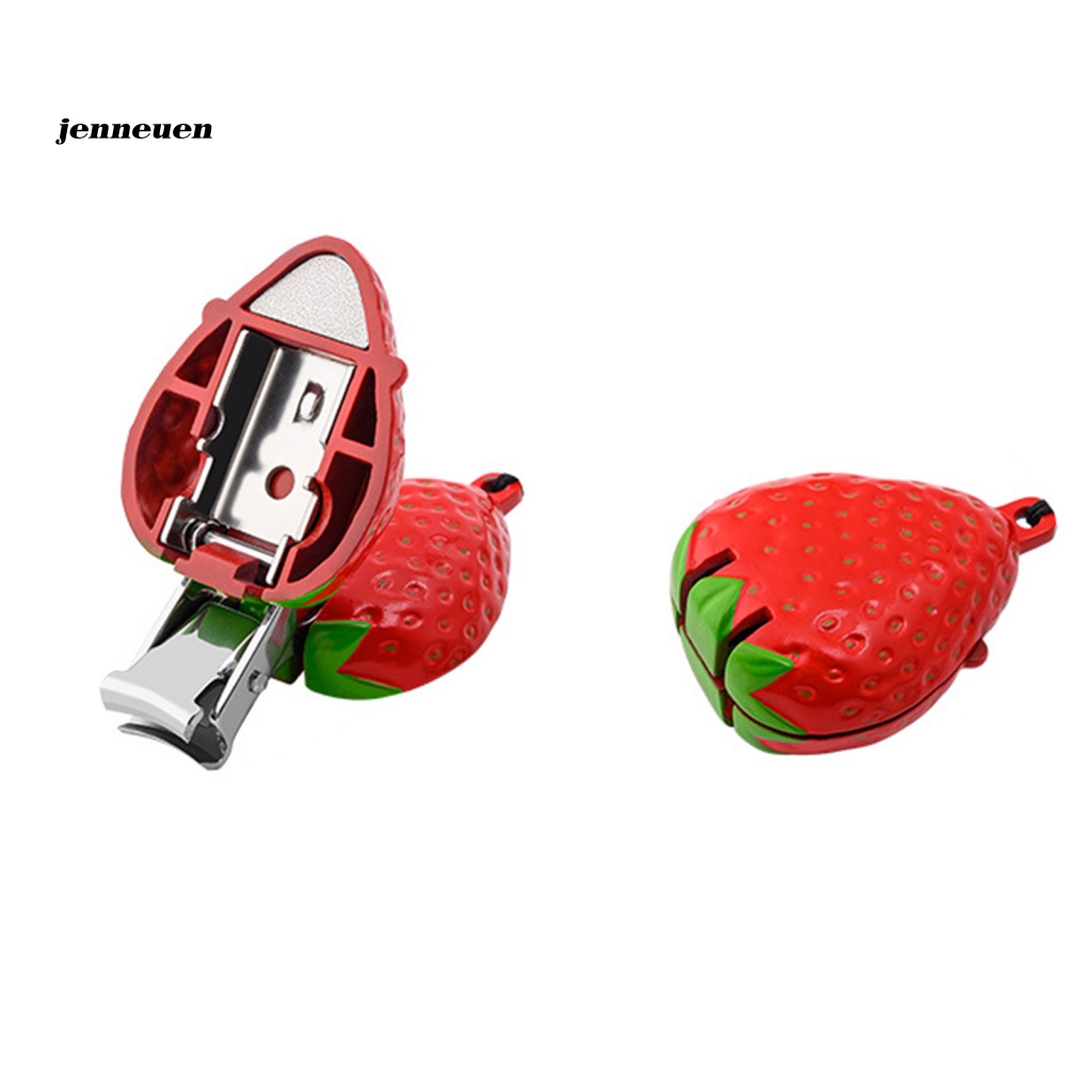 Dụng Cụ Cắt Móng Tay Bằng Thép Không Gỉ Hình Quả Dâu Tây