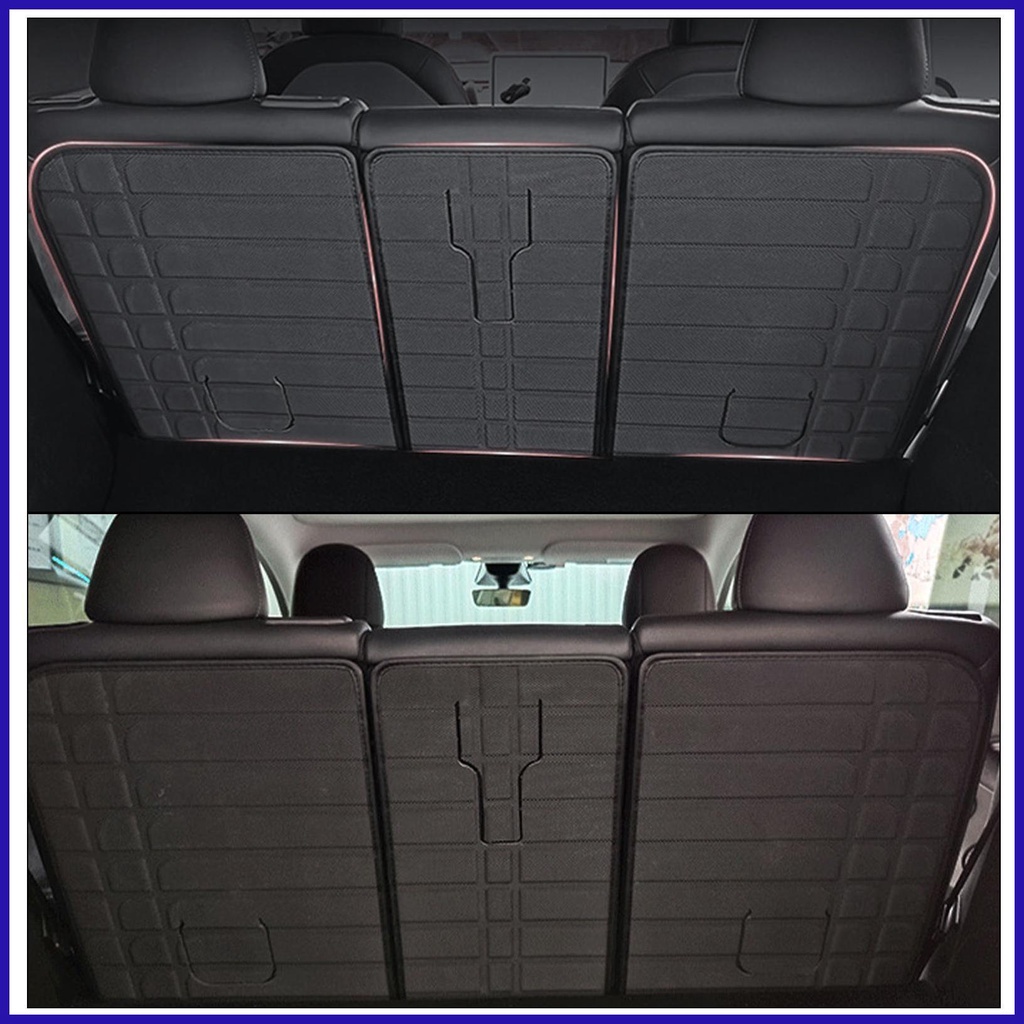 Đệm Bảo Vệ Lưng Ghế Ngồi Xe Hơi Tesla Model 3 / Y Bằng Sợi Carbon Chống Trầy Xước
