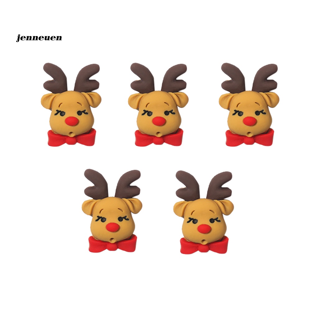 Set 5 Phụ Kiện Trang Trí Móng Tay Chủ Đề Giáng Sinh Năm Mới