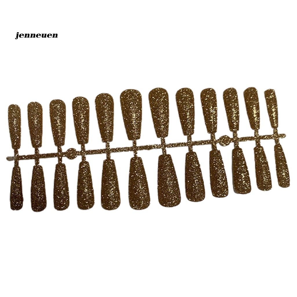 Jen Móng Tay Giả Dạng Nhấn Siêu Dài Hình Vuông Cực Thời Trang Dùng Hàng Ngày