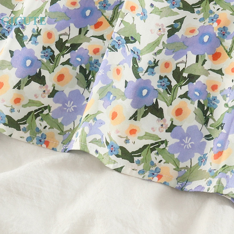 Đầm Hai Dây Họa Tiết Hoa Thời Trang Mùa Hè Cho Nữ