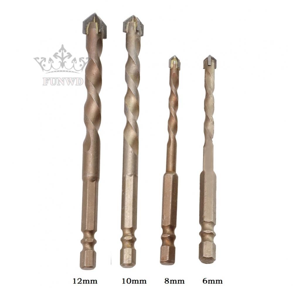 【FUNWD】Drill Bit 98-122mm Brick Hard Alloy Drill Hole Cutter Hole Opener High Quality