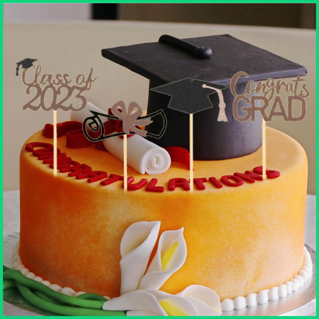 Set 24 Topper Cắm Trang Trí Bánh Kem 2023 jiwvn Jowvn 2023