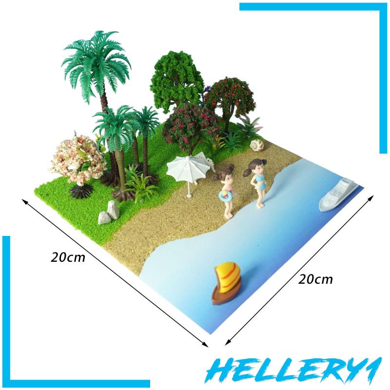 Cân Phong Cảnh Bãi Biển Mùa Hè Trang Trí Tưởng Tượng