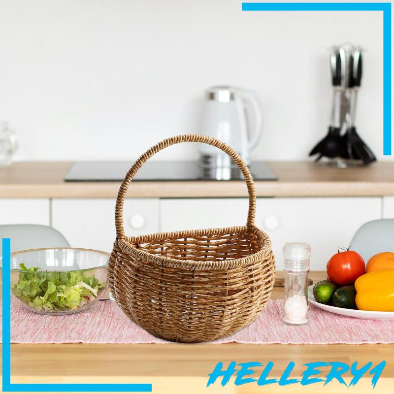 Giỏ Đựng Trái Cây Dạng Treo Có Tay Cầm Tiện Lợi Dành Cho Nhà Bếp / Phòng Tắm