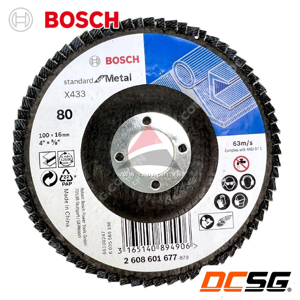 Đĩa nhám xếp Alox 100mmx16mm Bosch  | DCSG