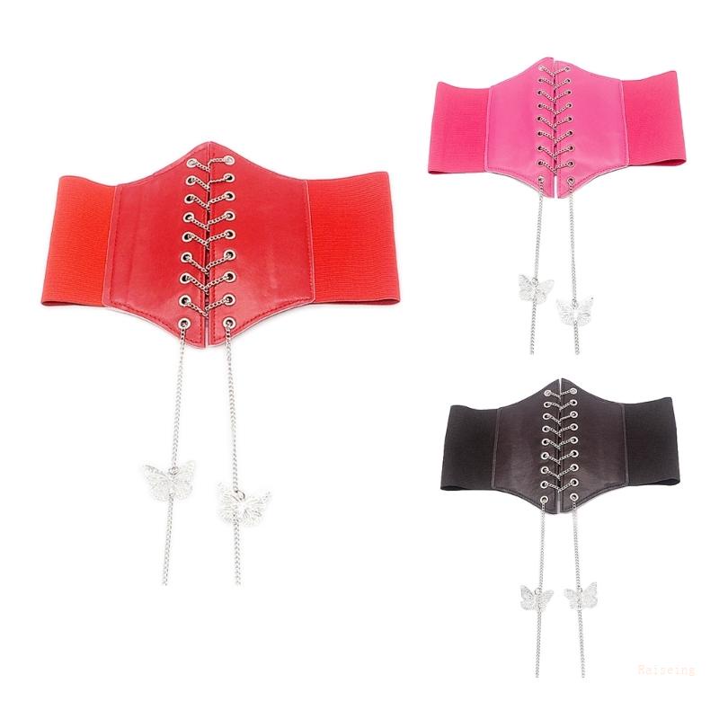 Thắt Lưng Corset Thắt Dây Thời Trang Định Hình Phong Cách Punk Cho Nữ