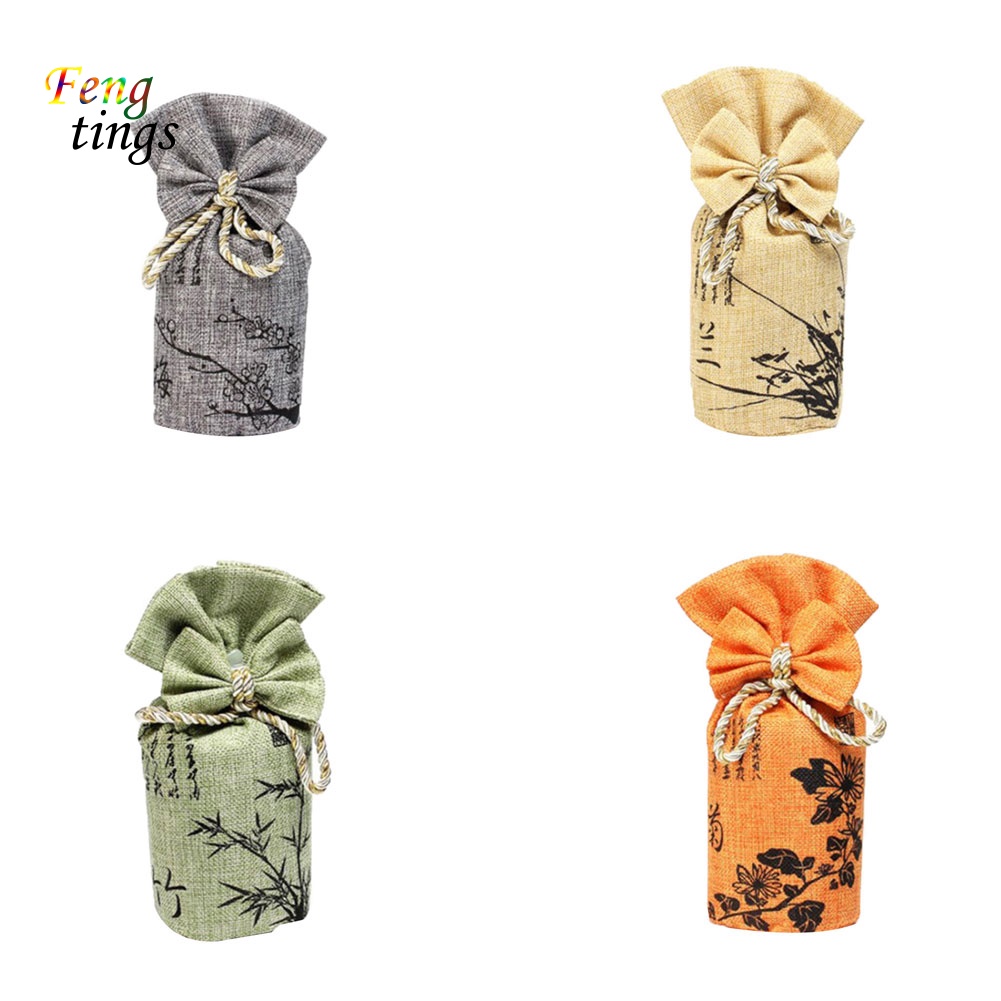 Túi Than Tre Lọc Không Khí Khử Mùi Xe Hơi In Họa Tiết Cây Cối