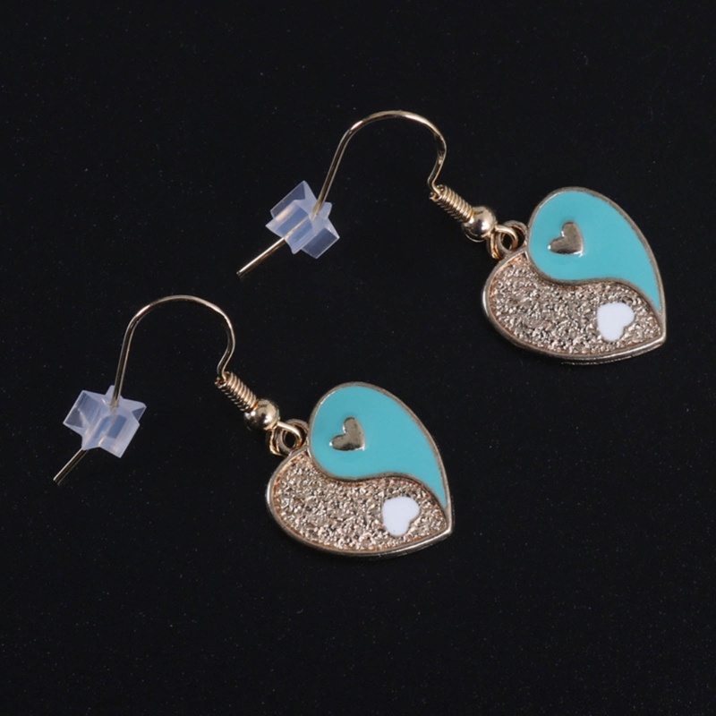 Set 50 Nút Chặn Bông Tai Bằng Silicon Hình Ngôi Sao / Trái Tim